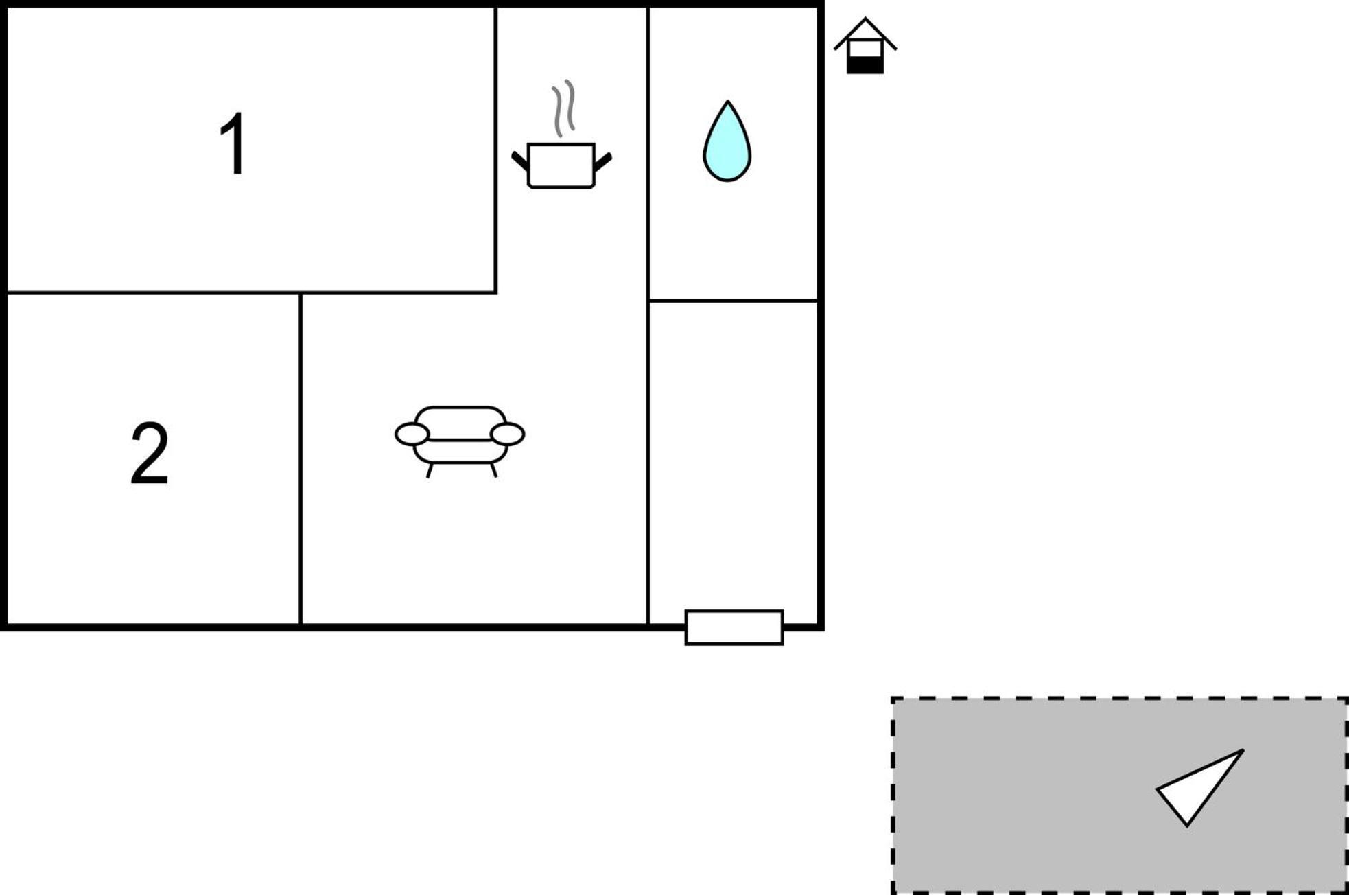 2 Bedroom Cozy Home In Bosiljevo Buitenkant foto